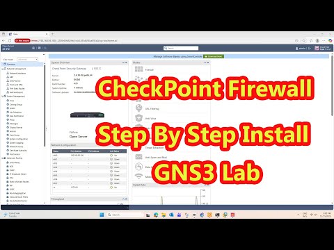 how to add check point firewall to gns3