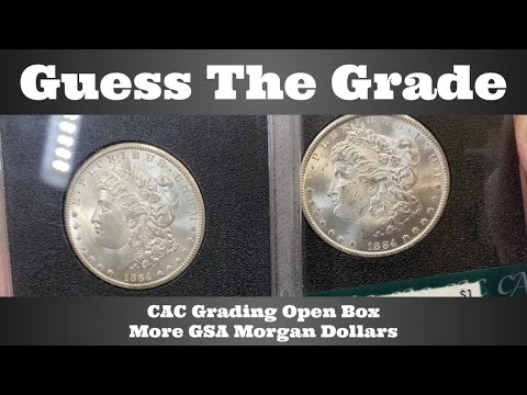 CAC Grading (CACG) Open Box - More GSA Morgan Dollars - See The Coin, Guess The Grade