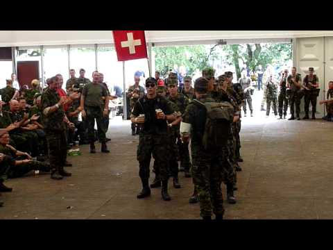 Entrance Heumensoord 2010 Vierdaagse Nijmegen Swiss team day 3