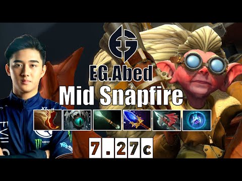 Snapfire | EG.Abed | Mid Snapfire | 7.27c Gameplay Highlights