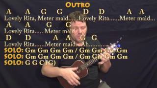 Lovely Rita (The Beatles) Ukulele Cover Lesson in A with Chords/Lyrics