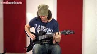 Video thumbnail for Ibanez XG307-BKF 7-String E-Gitarre im Test auf musikmachen.de by musikmachen.de