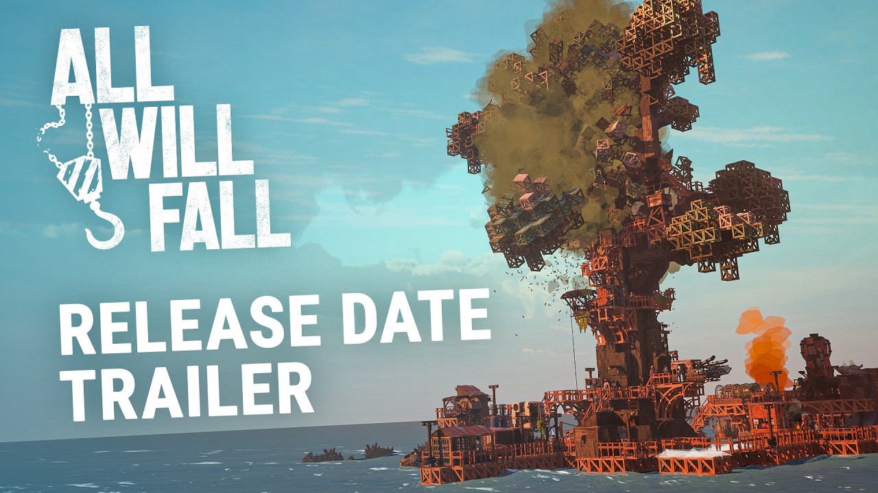All Will Fall - Release Date Trailer | Oceanic Survival City Builder ⚒️