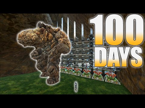 We Survived 100 Days In Crystal Isles Best Rathole! | Ark PvP Full Wipe