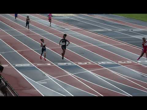 Girls 200m Dash 9-10 Year Old Heat 4 - 44th Annual Northwest Track and Field Classic 2019