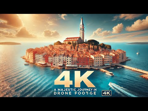Rovinj: A Majestic Journey in 4K Drone Flight, Drone footage