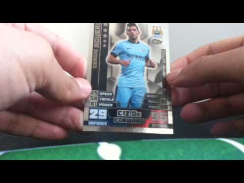 Match Attax Extra 14/15 Game Mat Opening With Aguero LE!