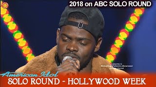 Ron Bultongez sings “Home”  Solo Round Hollywood Week American Idol 2018