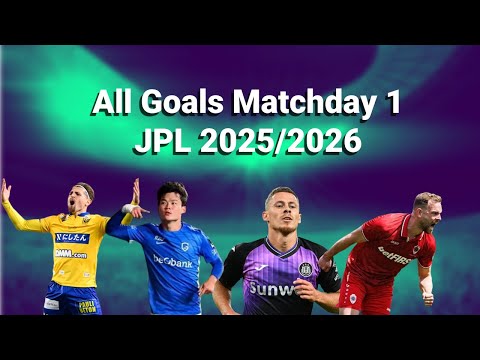 All Goals Matchday 1 - Jupiler Pro League 2025/2026