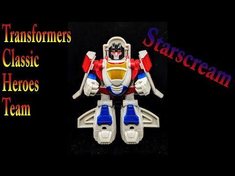 Chuck's Reviews Transformers Classic Heroes Team Starscream