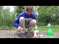 Baking soda + vinegar volcano