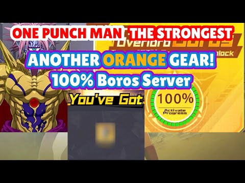 Orange Gear Chest Gacha 🔥 Boros Server Event 100% + All Boss Fights!  | One Punch Man The Strongest