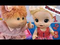 Baby Alive Doll and Cabbage Patch Kid Have a Picnic with Toy Food | Learn Shapes 'n Numbers for Kids