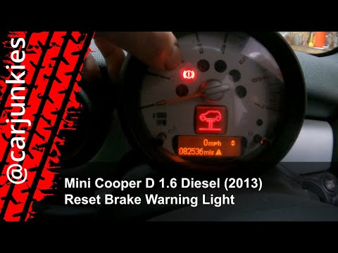 Mini Cooper D 1.6 Diesel (2013) - Reset Brake Warning Light