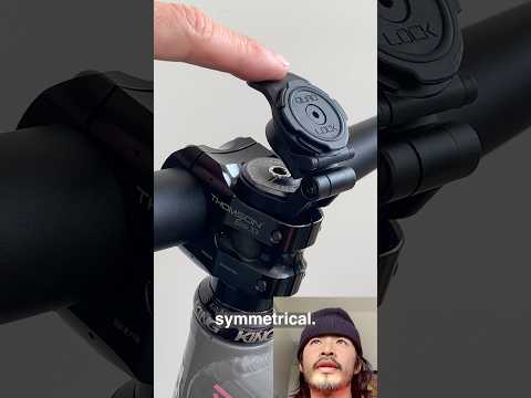 checking out this neat little stem mount  @Quad_Lock #cycling #bike #bikeaccessories