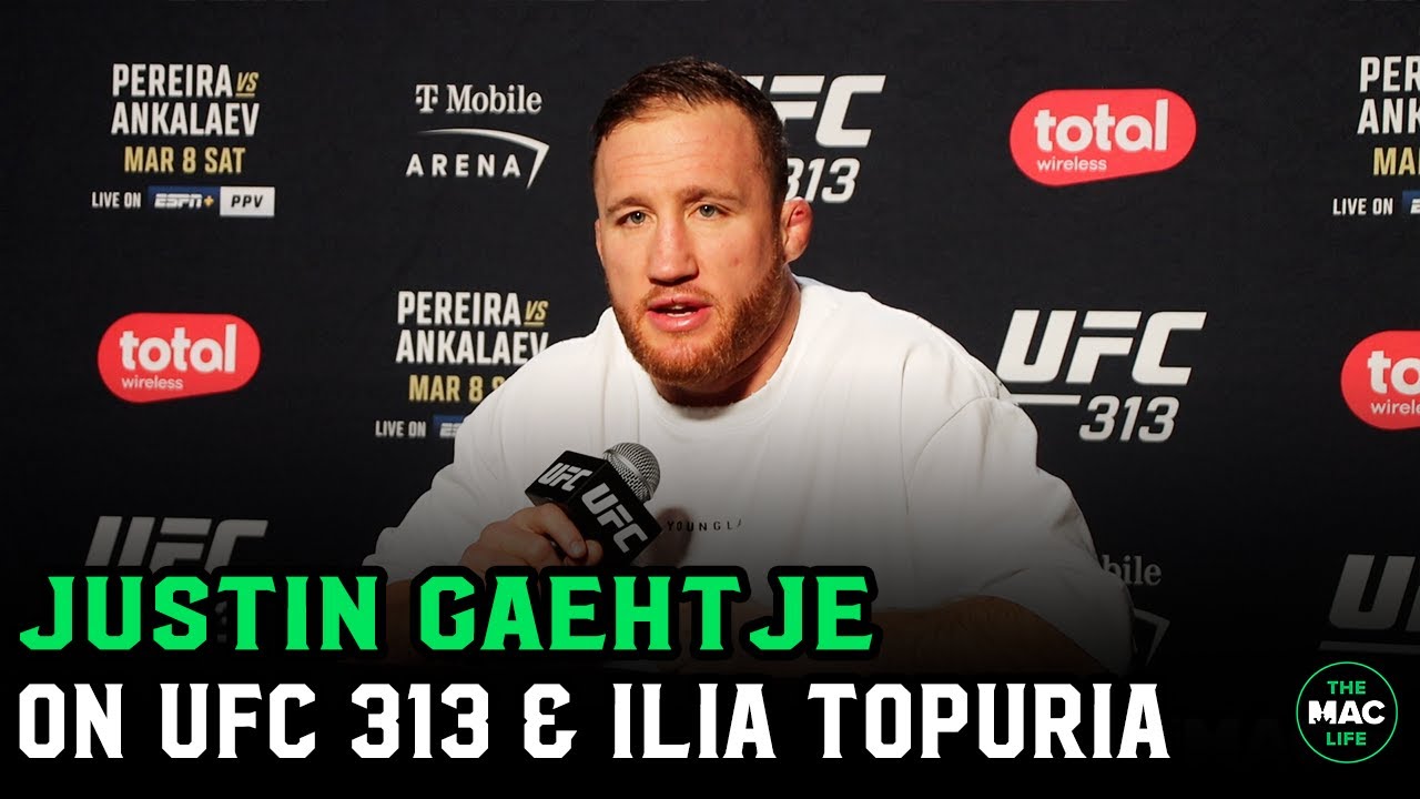 Justin Gaethje JUST rewatched Max Holloway fight: "I actually fought well"