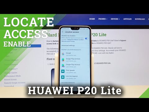 HUAWEI P20 Lite How to Turn Off Location