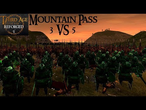 ARMY OF THE DEAD (Mountain Battle) - Third Age: Total War (Reforged)