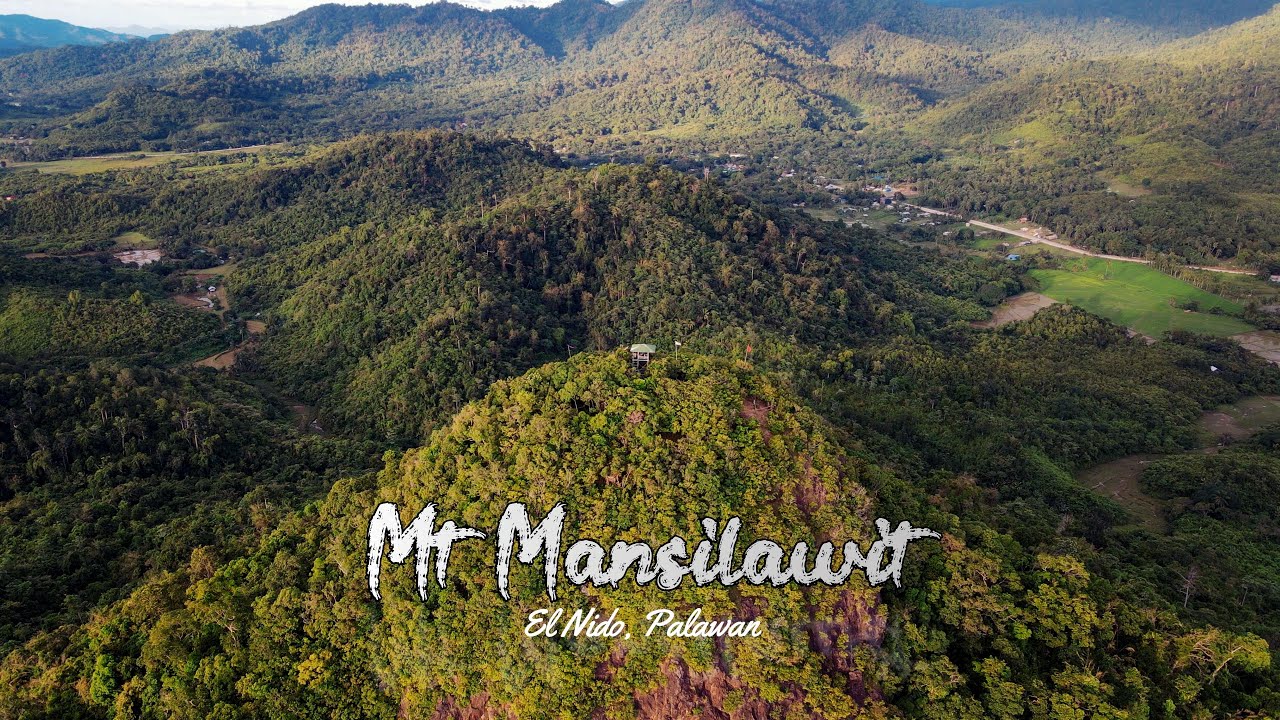 Experience the breathtaking aerial footage of Mt. Mansilawit.