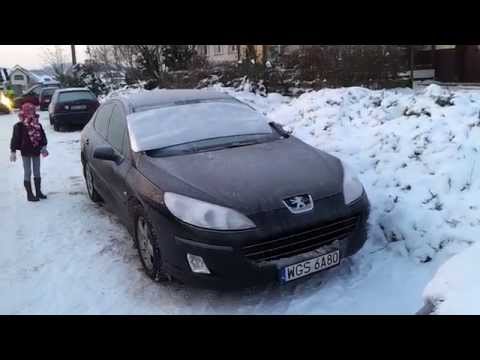Peugeot 407 1.6 HDI cold start -17ºC