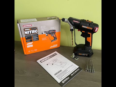Akumuliatorinis pūstuvas Worx WG543E.9 20V E.9 LEAFJET, be baterijos ir įkroviklio, 6943475862602 video