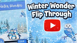❄️ Winter Wonder Flip Through | Cozy Winter-Themed Pages ❄️