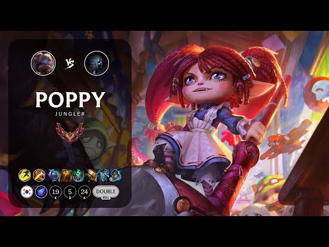 Poppy Jungle vs Kindred - KR Grandmaster Patch 13.13