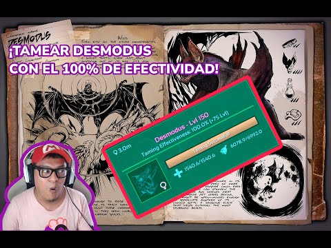 Desmodus en Ark: Domestica con un 100% de efectividad y alcanza las estadísticas ideales.