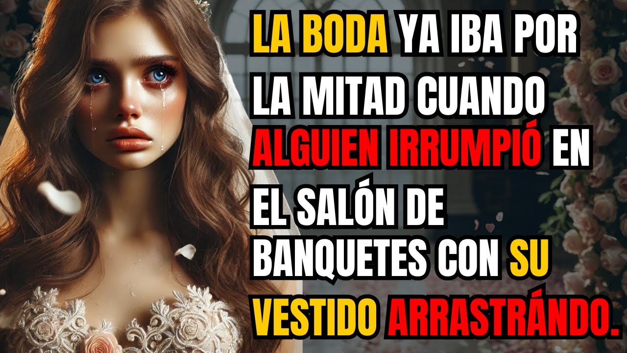 LA BODA YA IBA POR LA MITAD CUANDO ALGUIEN IRRUMPIÓ EN EL SALÓN DE BANQUETES CON SU VESTIDO...