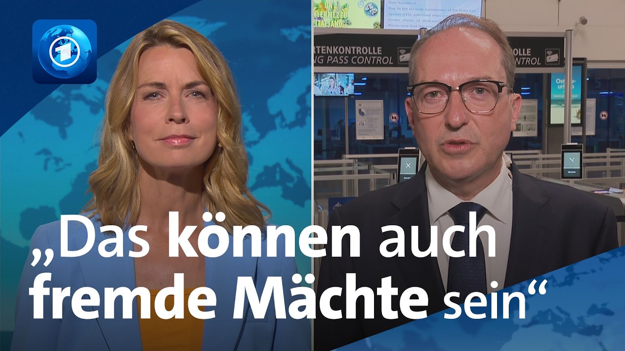 Innenminister warnt vor neuem Bedrohungsszenario | tagesthemen-Interview