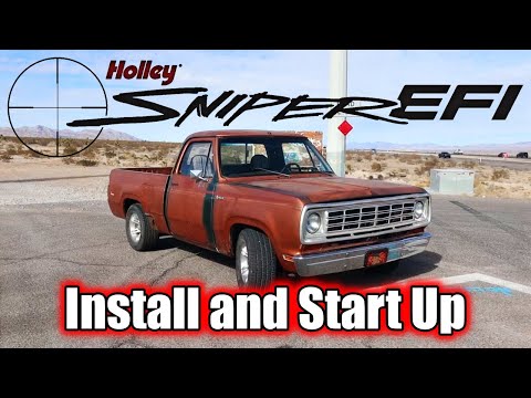 How to Install Holley Sniper EFI | EFI First Start | Set the Idle Air Control (IAC) | Idle Tuning