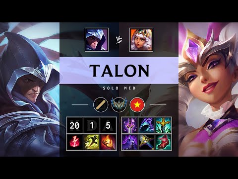 Talon Mid vs Qiyana - VN Challenger Patch 25.07