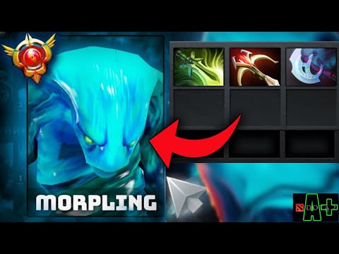 Morphling God Mode Enemies Get Deleted - DOTA 2