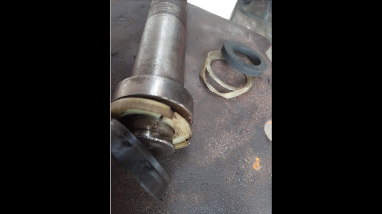 cómo hacer una Arandela de pistón central de un gato hidráulico..hydraulic jack repair tip 2
