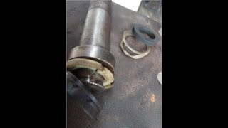 cómo hacer una Arandela de pistón central de un gato hidráulico..hydraulic jack repair tip 2