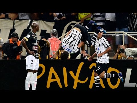 Melhores momentos de Corinthians 4-0 Once Caldas - Pré-Libertadores 2015 (ida)