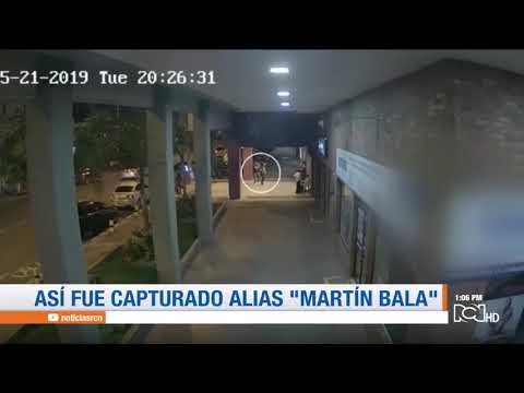 Así fue capturado alias 'Martín Bala'