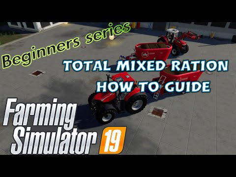 Farming simulator 19 / PS4 Total mixed ration guide