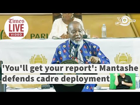 Gwede Mantashe defends cadre deployment and will continue to do so