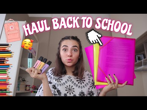 HAUL BACK TO SCHOOL🏫📚 |LO|🍒 *DIVERTENTE*😂