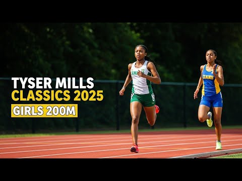 200 m Mädchen | Jesena Williams | Kristen Herbert | Shemonique Hazle | TYSER MILLS CLASSICS 2025