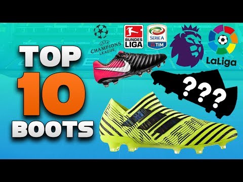 Top 10 Boots for the 2017-18 Season! Best Soccer Cleats Video