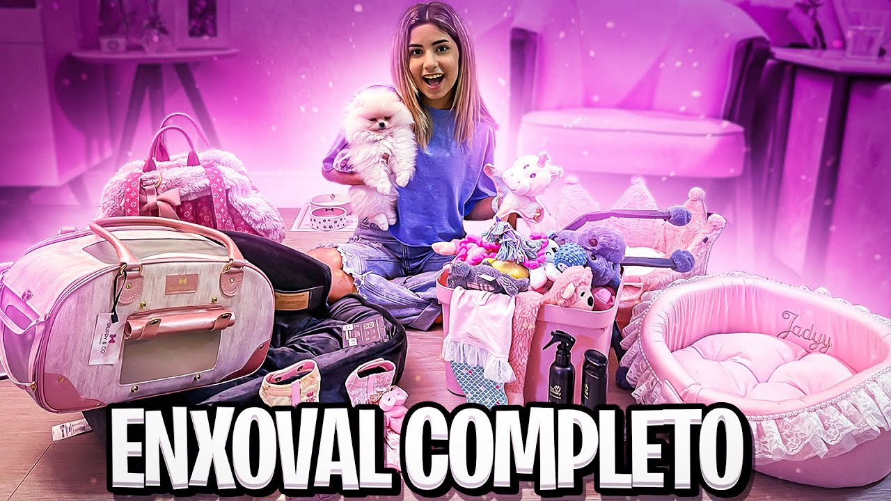 MOSTRANDO ENXOVAL COMPLETO DA MINHA BEBÊ LULU DA POMERÂNIA