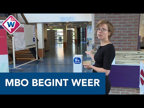 Eerste schooldag op mboRijnland sinds de coronacrisis - OMROEP WEST