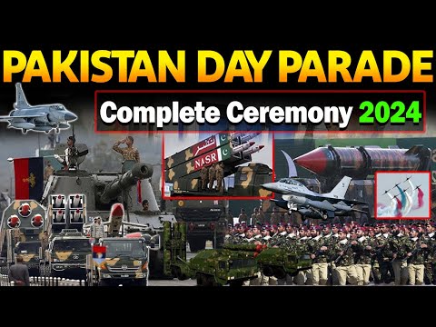 Pakistan Day Parade 23rd March 2024 | Complete Ceremony | Military Parade | Youm-e-Pakistan Parade
