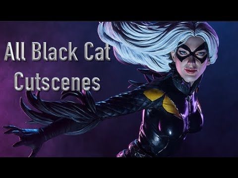 Spider-Man PS4 All Black Cat Cutscenes DLC
