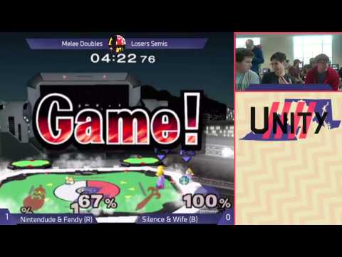 Unity 12/19 - Nintendude & Fendy (Red) vs Silence & Wife (Blue) LS