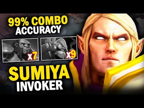 OMG!! SUMIYA INVOKER 99% ACCURACY COMBO | EPIC 27 KILLS GAME - DOTA 2 INVOKER 7.20D
