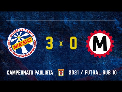 MESC/SBC  3 x 0 Sind. Metalúrgicos/Jundiaí - Campeonato Paulista FPFS 2021 sub10 - 04/09/2021
