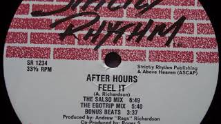 After Hours ‎– Feel It (Bonus Beats)
